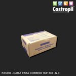 Caixa Papelão para Correio 16x11x7 Número 0 com 25 unidades