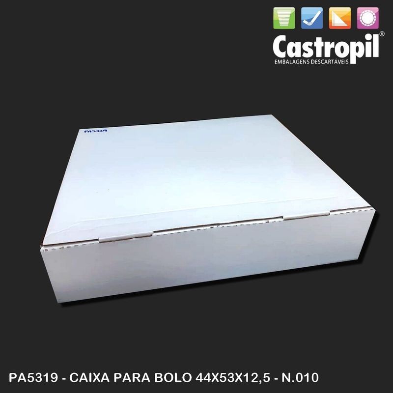 Caixa Papelão p/Bolo 44x53x12,5 N.10 (B17) c/25