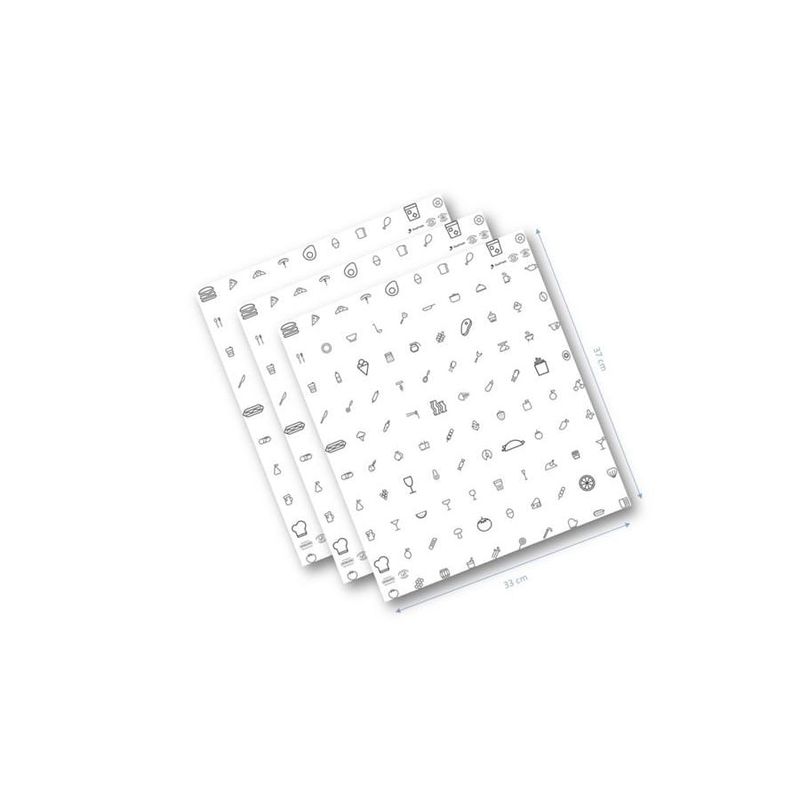 Papel Acoplado Duofresh (Food) 33x37cm com 500 unidades.