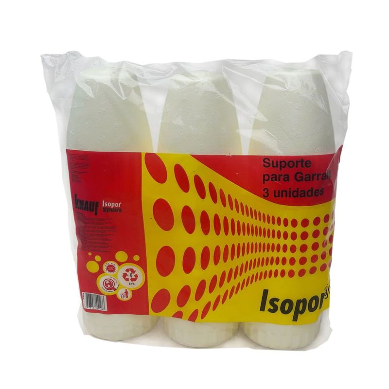 Styrocorte Porta Cerveja Garrafa de Isopor com 3 unidades