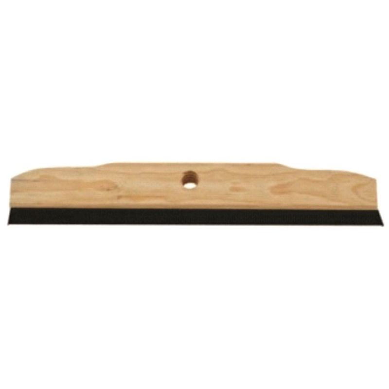 Limpeza rodo madeira 60cm duplo sem cabo