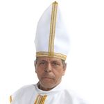 Fantasia Religiosa De Papa Adulto Com Mitra Abrakadabra GG