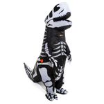 Fantasia Esqueleto Dinossauro Inflável Adulto Halloween