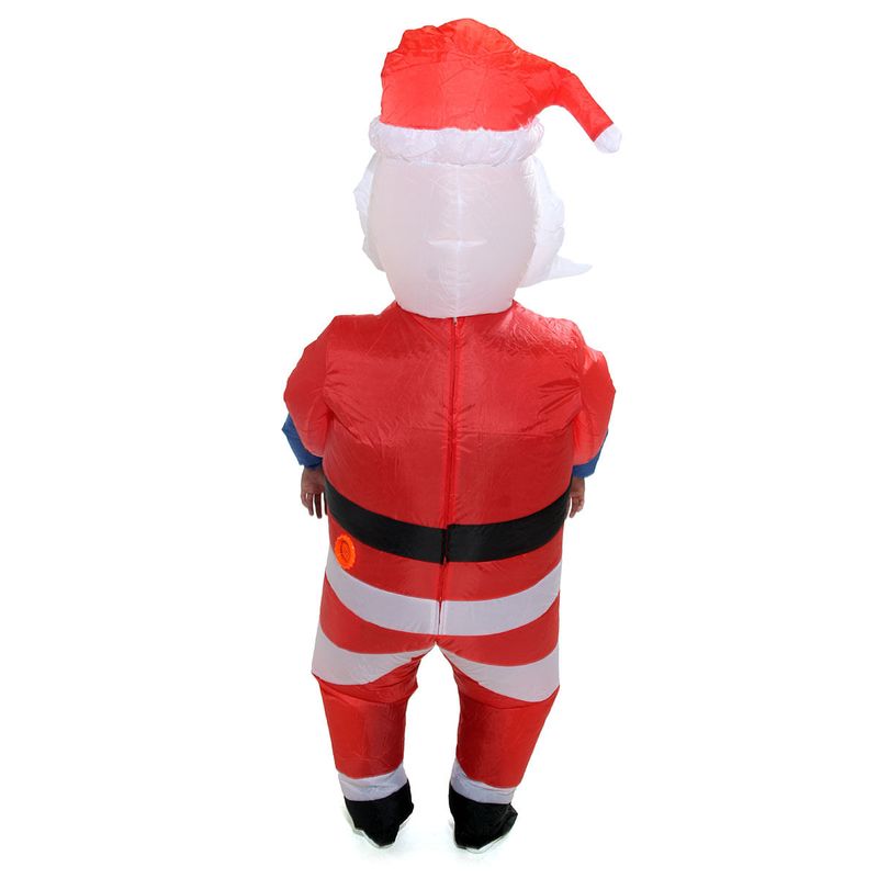 Fantasia Inflável para Adulto Papai Noel Com Enchimento