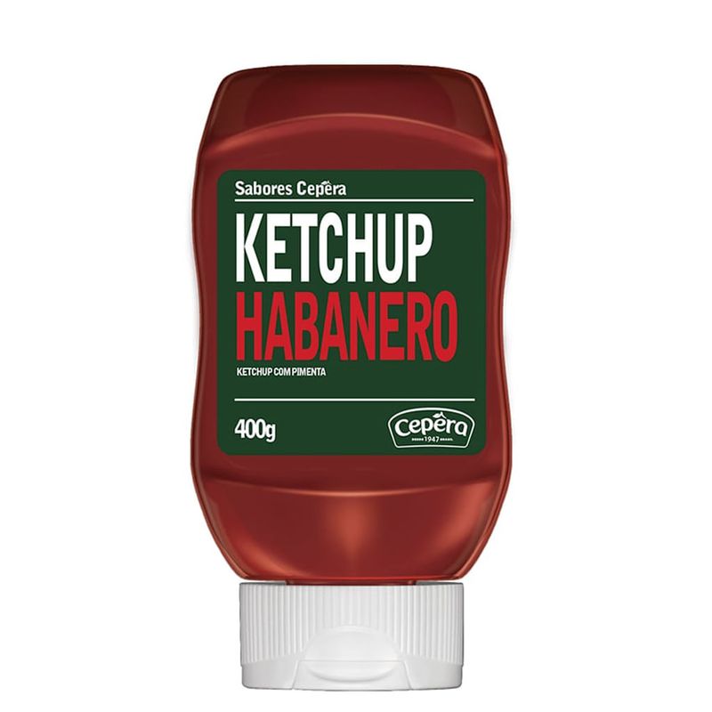 Ketchup Picante Habanero 400g - Cepêra