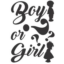 Adesivo Preto Boy and Girl - 1 Un