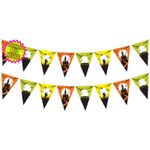 Bandeirinha Decorativa Halloween Neon - 17 Un