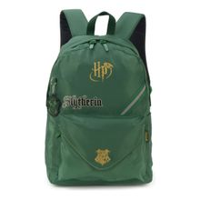 Mochila Escolar Sonserina Verde Harry Potter - Luxcel