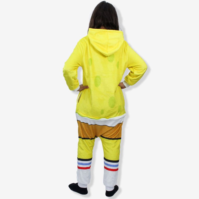 Macacão Kigurumi Infantil de 9 a 10 Anos Bob Esponja