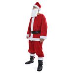 Fantasia Papai Noel Adulto Com Barba Natal Abrakadabra  GG