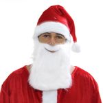 Fantasia Papai Noel Adulto Com Barba Natal Abrakadabra  GG