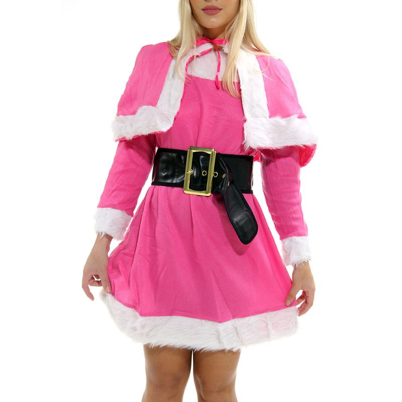 Fantasia Mamãe NoelRosa Adulto