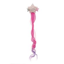 Enfeite para Cabelo Presilha Estrela Rosa e Roxo 27X6 com 1 Un