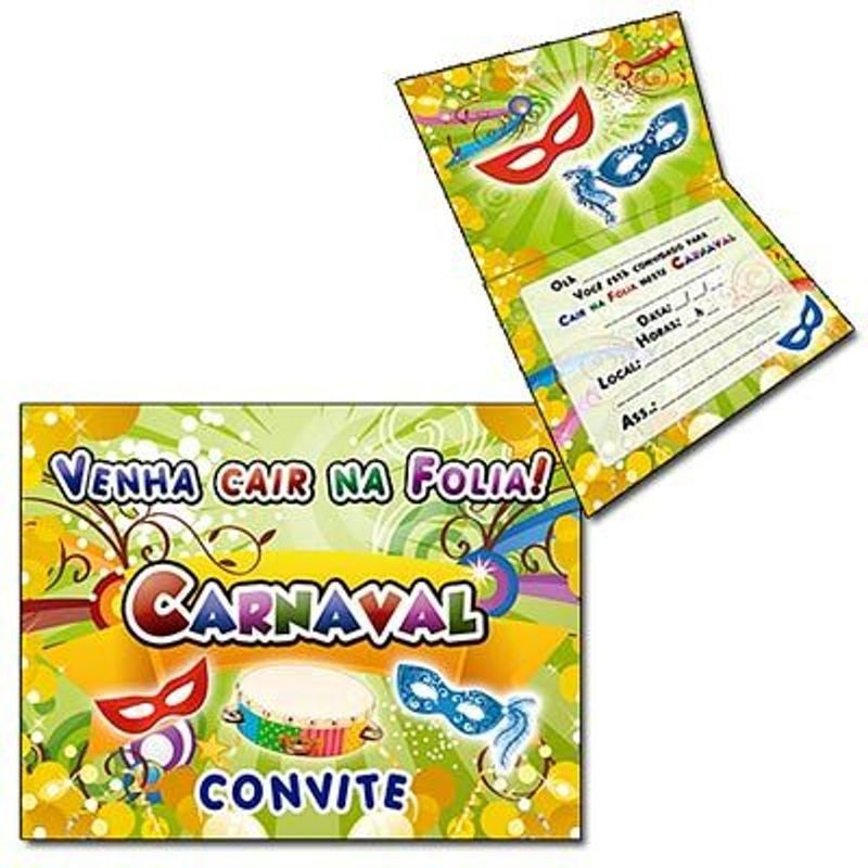 Convite Especial Folia de Carnaval - 08 Un