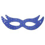 Máscara Carnavalesca Paetê em Tecido - 10 Un