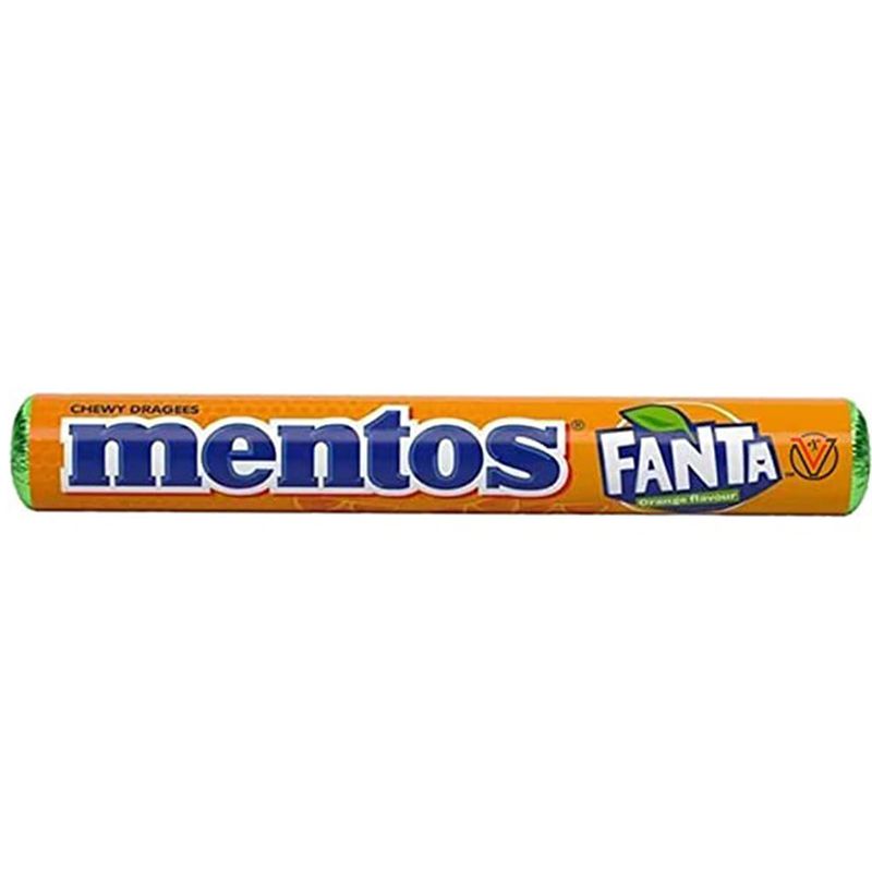 Bala Mentos Stick Fanta Laranja c/16 - Perfetti