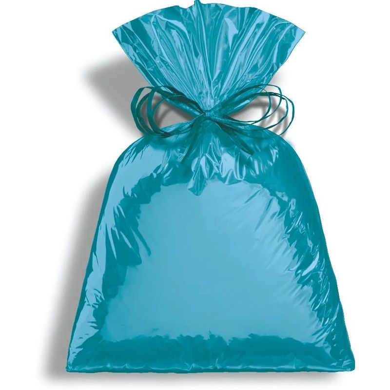 Saco Metalizado 45X59 Metalcor Turquesa - 25 Un