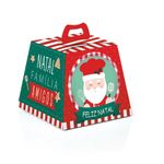 Caixa Mini Panetone Noel Chef P 11X10X11 100G - 10 Un