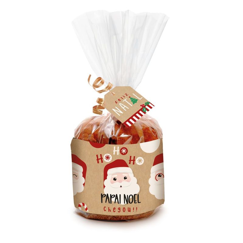 Kit para Panetone Noelito 100G Kit com 10 Peças