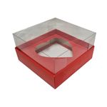 Yinpack Caixa Coração Colher 200 Gramas Vermelho com 5 Unidades