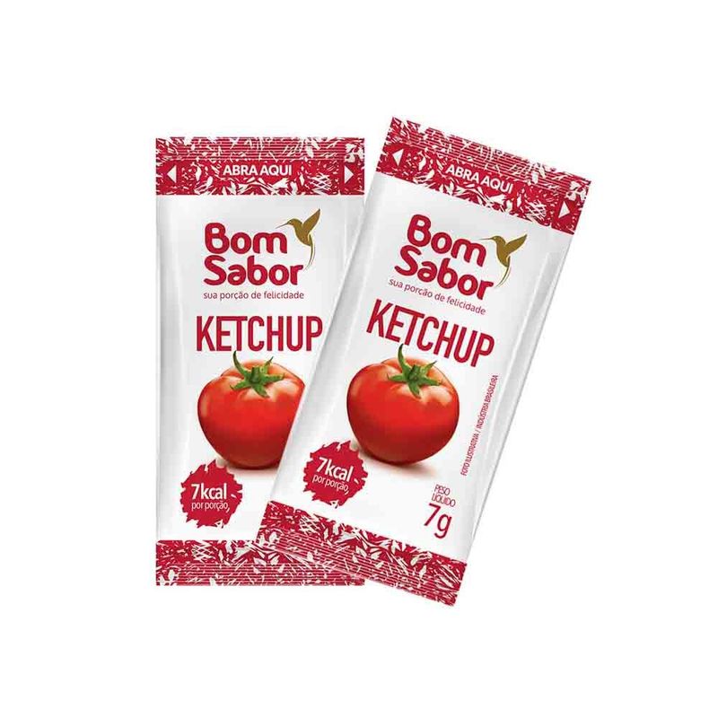 Bom Sabor Sachê Ketchup 07g com 182 Unidades