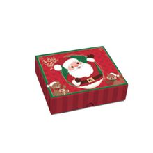 Packpel - Caixa Retangular com Tampa e Fecho New Noel Forest Pequena com 10 Unidades