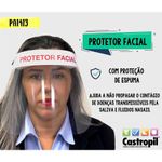 Máscara Plástica Facial Com Espuma