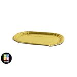 Pris (PD106) Mini Prato Retangular Dourado - 400 unidades