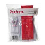 Prafesta Kit Garfo e Faca Master Branco com 10x25 Unidades