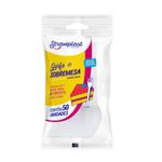 Strawplast (GSB-520) - Garfo Sobremesa Branco - Caixa com 20x50 unidades