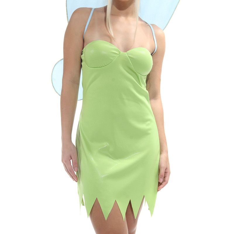 Fantasia Fadinha Verde Vestido Com Asas Abrakadabra Fantasia M