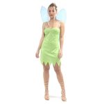 Fantasia Fadinha Verde Vestido Com Asas Abrakadabra Fantasia M