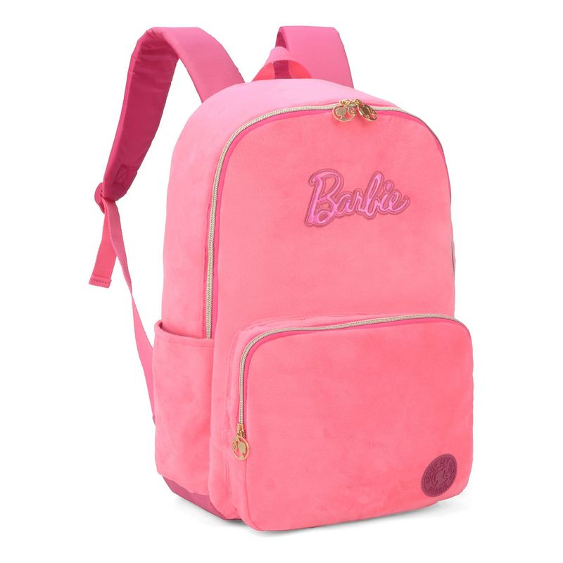 Mochila Escolar Barbie Pink - Luxcel