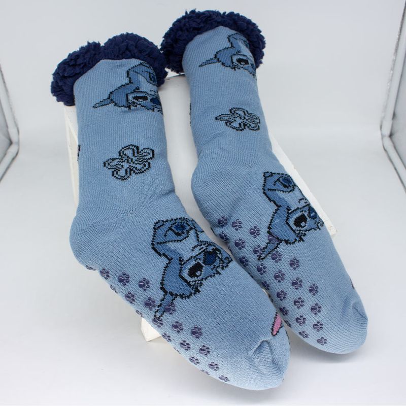Meia Pantufa Cozy Stitch - Disney (36/37/38/39/40/41) - 22X21CM
