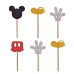 Festa Mickey Mouse - Enfeite Decorativo no Palito Mickey Mouse M - 05 Un