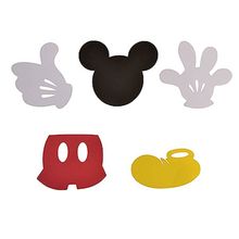 Festa Mickey Mouse - Aplique Artesanal Mickey Mouse P - 15 Un