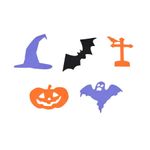Aplique Artesanal Halloween M - 10 Un