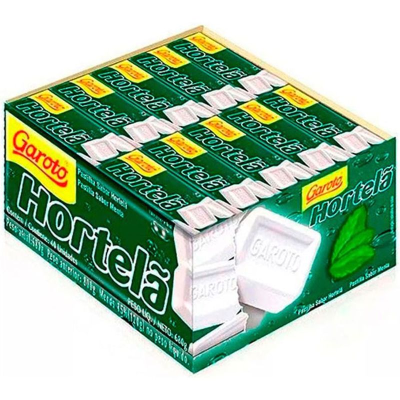 Pastilha Hortelã Garoto 17g - 40 Un