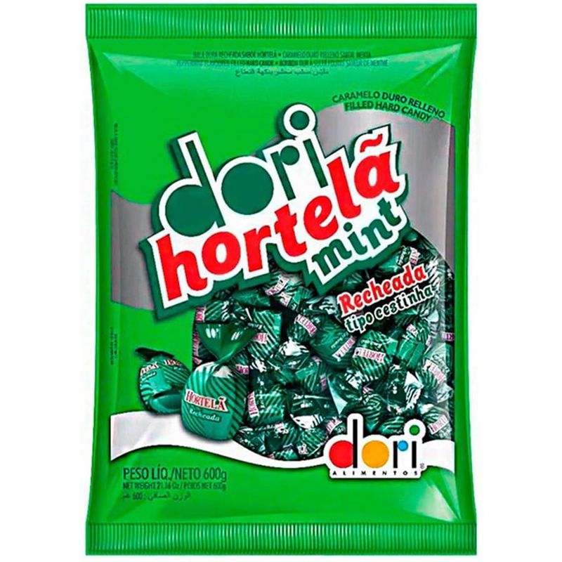Bala Hortelã Recheada 600g - Dori