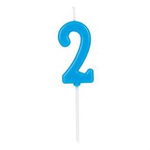 Vela Pick Azul Número 2 - VCA02