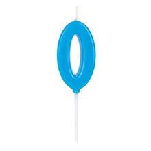 Vela Pick Azul Número 0 - VCA00