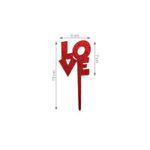 Topo Médio Love Vermelho - HA350