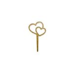 Mini Topo Coração Dourado - HA342