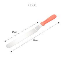 Espatula Curva Inox 37cm - FT360