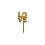 Topo Médio Love Dourado - HA351
