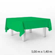 Toalha de Mesa Retangular em TNT - 140 x 500 cm - Verde Escuro - 1 unidade - Best Fest