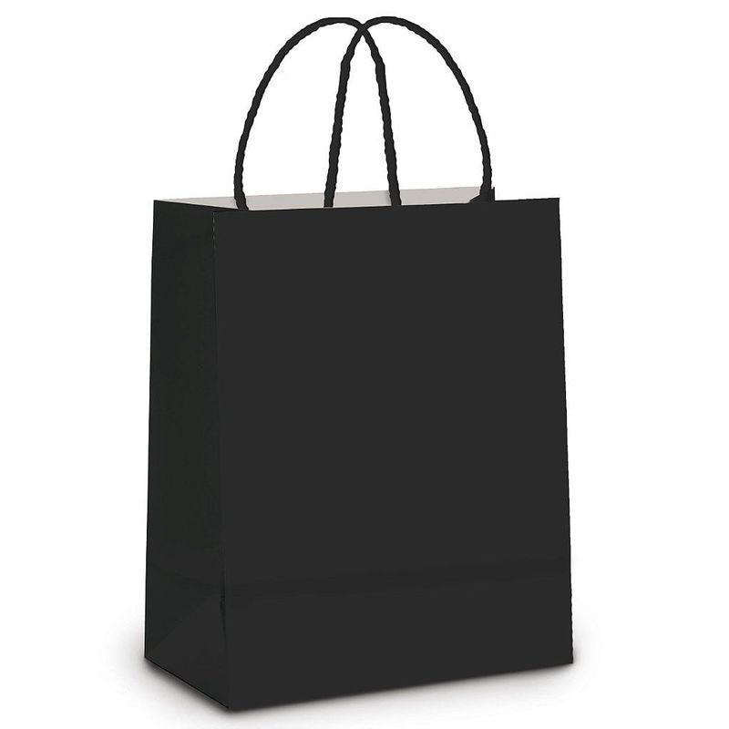 Sacola de Papel GG Preto - 39x32x16cm - 10 unidades - Cromus