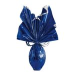 Folha para Ovos de Páscoa Metalizado Azul Intenso 69x89cm - 05 unidades - Cromus Páscoa