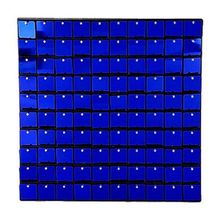 Painel Metalizado Shimmer Wall - Azul Escuro -30cm x 30cm - 1 unidade - Artlille