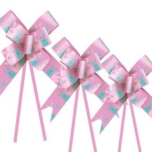 Laço Fácil Cores de Páscoa Rosa - 10 unidades - Cromus Páscoa